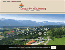 Tablet Screenshot of ploeschenberg.at